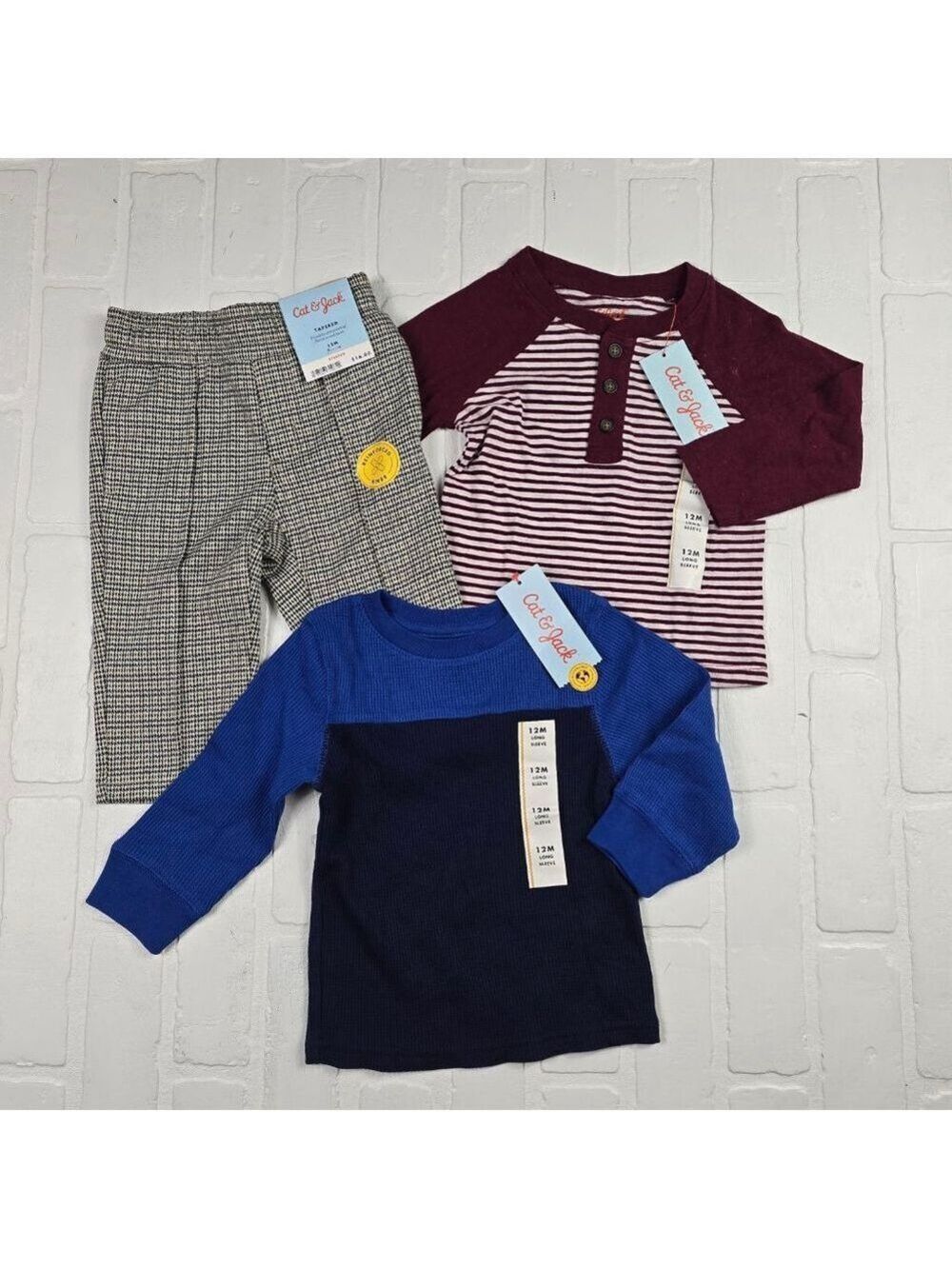 Cat & Jack Boys 3 piece Bundle Size 12Months